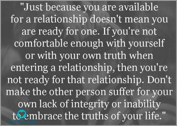 Signs That You Are Not Ready for a Relationship